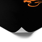 bulldog vader – schattige vintage bulldog vaderdag poster (Hoek)