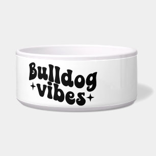 Bulldog Vibes Keramische Hondenbak Voerbakje