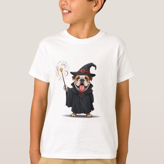 bulldog witch doet zijn best t-shirt (Voorkant)