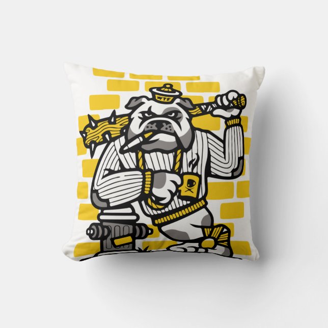 Bulldogbende Kussen (Voorkant)
