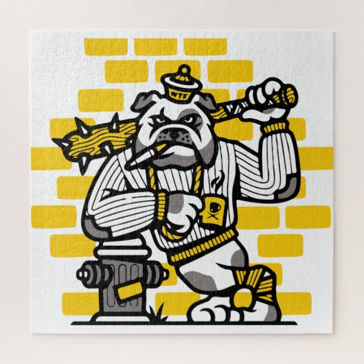 Bulldogbende Legpuzzel (Verticaal)