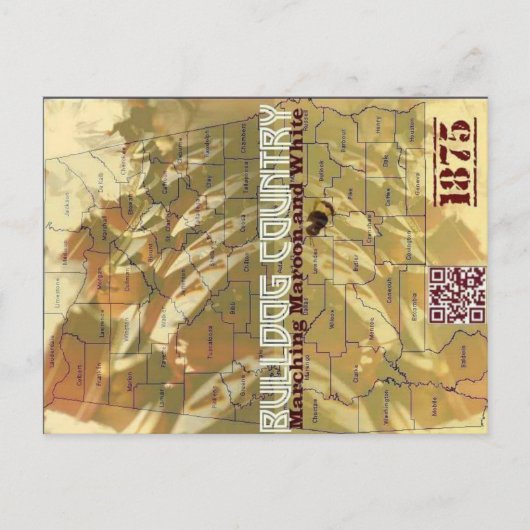 BulldogCountry Briefkaart (Voorkant)