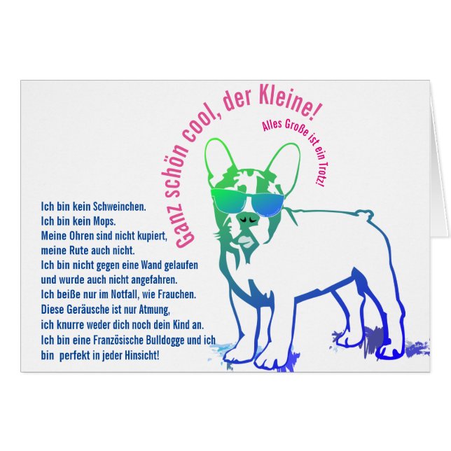 Bulldogge Kaarten (Voorkant Horizontaal)
