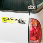 Bulldoggen taxi sticker (Op Truck)