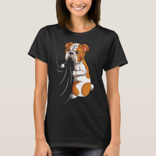 Bulldogliefhebber Bully Dog Meisjes Vrouwen Kinder T-shirt