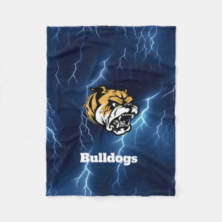 Bulldogs Custom Fleece Deken