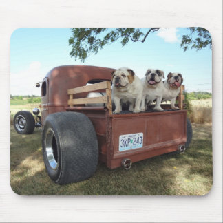 Bulldogs en Rat Rods Mousepad Muismat