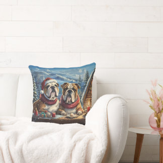 Bulldogs Holiday Design van Rich AMeN Gill Kussen