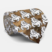 Bulldogs Mascotte cravate (Roulé)