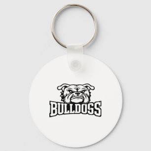 Bulldogs Mascotte Terug naar school Teamgeest Sleutelhanger