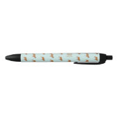 Bulldogs Pattern Monogram Zwarte Inkt Pen (Bodem)