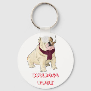 Bulldogs Rule! Sleutelhanger Engelse Bulldog Puppy