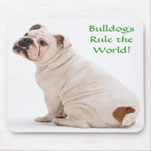 Bulldogs Rule voor de Wereld Mousepad Muismat