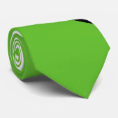 Bulldogs Sport Team Groene Witte Stropdas (Opgerold)