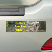 Bulldogs zijn de beste Bumpersticker (Op auto)