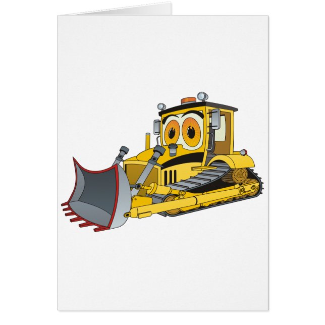 Bulldozer Cartoon (Voorkant)