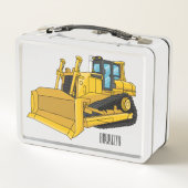 Bulldozer cartoon-illustratie (Achterkant)