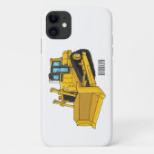 Bulldozer cartoon-illustratie Case-Mate iPhone case (Achterkant)