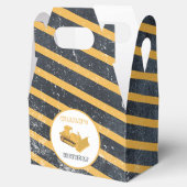 Bulldozer Construction Truck Birthday Boy Bedankdoosjes (Geopend)