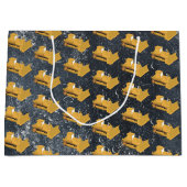 Bulldozer Construction Truck Groot Cadeauzakje (Voorkant)