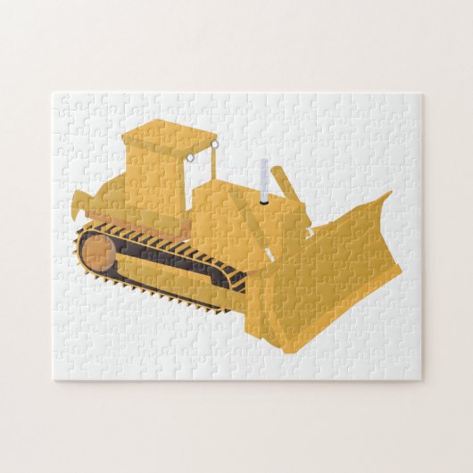 Bulldozer Construction Truck Legpuzzel (Horizontaal)