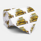 Bulldozer Dozer Stropdas (Opgerold)