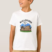 Bulldozer Funny Animal Bull Pun T-shirt (Voorkant)