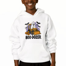 Bulldozer Halloween Boo Dozer Bouwtruck