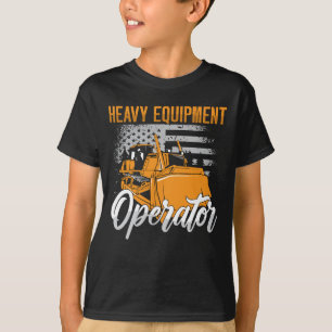 Bulldozer Heavy Equipment Operator Bouw T-shirt