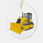 Bulldozer Keramisch Ornament (Links)