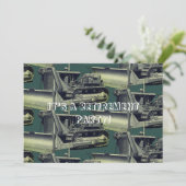 BULLDOZER OPERATIONELE ENGINEER RETIRETIREMENT KAART (Staand voorkant)