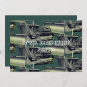 BULLDOZER OPERATIONELE ENGINEER RETIRETIREMENT KAART (Voorkant / Achterkant)