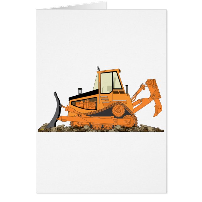 Bulldozer orange (Devant)