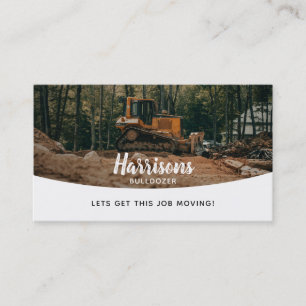 BullDozer Slogans Carte de visite