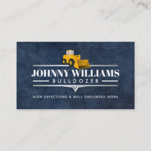 Bulldozer Slogans Visitekaartjes