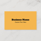 Bulldozer Visitekaartje (Achterkant)