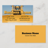 Bulldozer Visitekaartje (Voorkant / Achterkant)