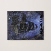 Bulldozur-vaartuig Puzzle Legpuzzel (Horizontaal)