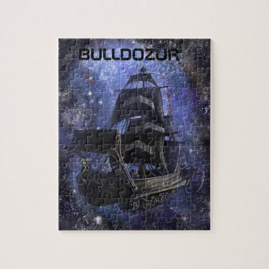 Bulldozur-vaartuig Puzzle Legpuzzel (Verticaal)