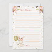 Bulle Bunny Gold Carte à thème temps capsule (Devant)