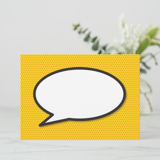 Bulle de bande dessinée d'art populaire Merci (Debout devant)