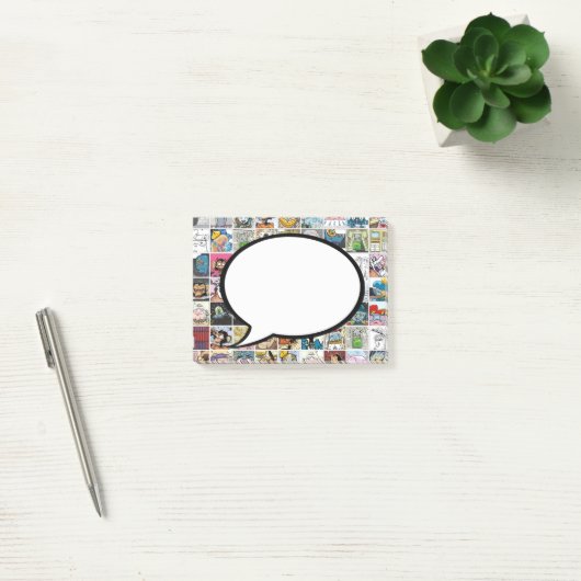 Bulle de bande dessinée Mon message Post-it Notes (Bureau)