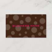 bulle de chocolat aux fraises, cartes de profil ve (Dos)