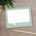 Bulle de discussion verte et blanche avec nom<br><div class="desc">Un design de dessin animé pour vous d'envoyer des messages. Si vous devez ajuster l'illustration,  cliquez sur le bouton customiser et apporter des modifications.</div>