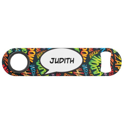 Bulle de Texte Personnalisée Amusante Bande Dessin (Devant (Horizontal))