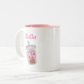 bulle de thé boba thé café Mug (Devant gauche)
