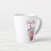 bulle de thé boba thé latte mug (Angle droit)