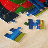 Bulle gonflable à air chaud puzzle (Côté)