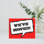 Bulle vocale déplacer des cartes postales pour une (Debout devant)