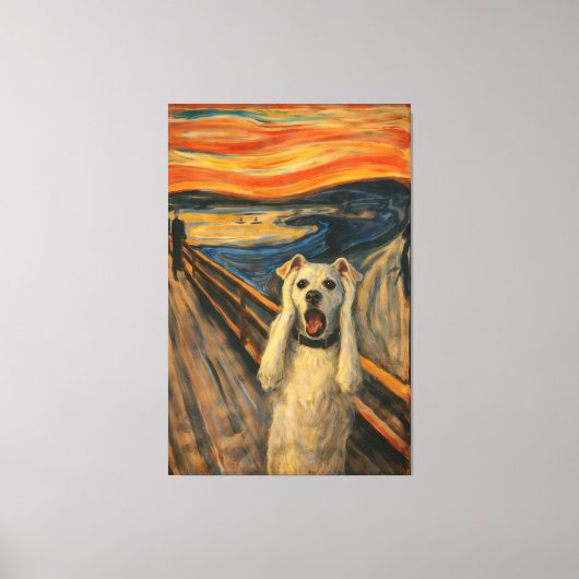 Bulleit Schreeuw Canvas Afdruk (Voorkant)